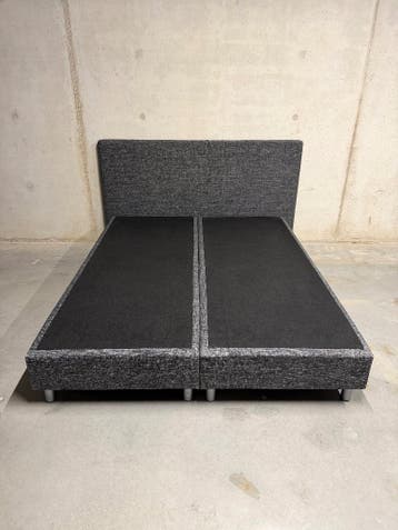 Mooi Grijs Tweepersoonsbed 160x200 cm – Goede Staat