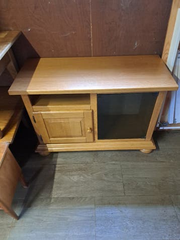 eiken tv meubel. gratis op te halen