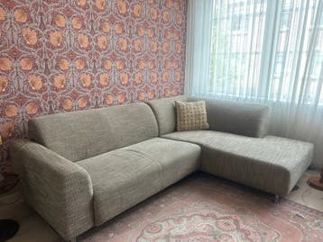 Gratis Hoekbank in gebruikte staat - 242x100/180 cm