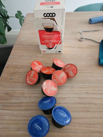 Gratis Dolce Gusto compatibele cups (7 gewoon, 3 decaf)