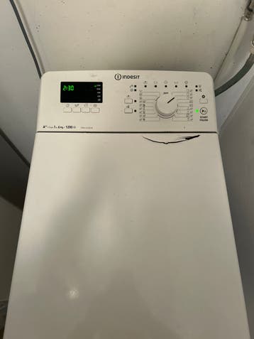 Indesit Bovenlader Wasmachine 6 kg Werkend