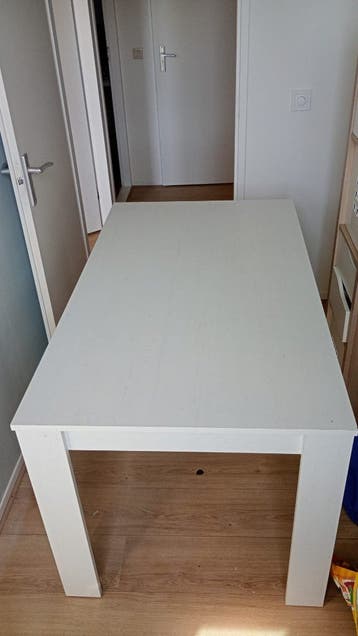 eetkamer tafel wit