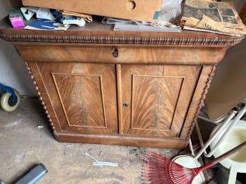 Retro vintage kast om op te knappen