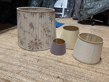 Diverse lampenkappen - set van 4