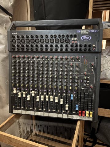 Soundcraft Spirt Folio SX Mengpaneel zonder adapter/voeding