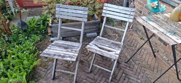 Gratis doe-het-zelf project: 2 bistro  stoelen