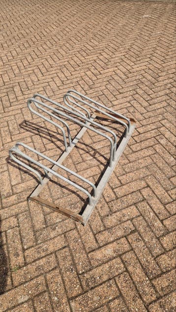 Fietsenrek voor 3 fietsen - Gebruikt