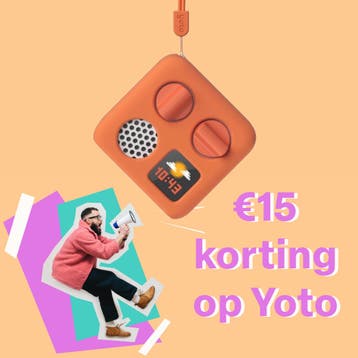Yoto korting €15 = zomervakantie geluk