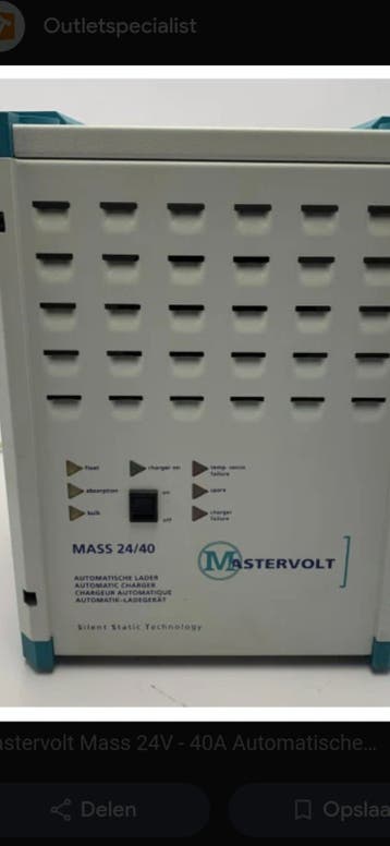 Mastervolt Mass 24/40 Automatische Acculader