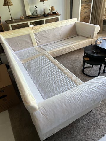 IKEA Ektorp hoekbank zonder hoezen