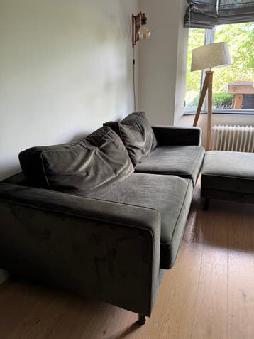 Bank woood + hocker