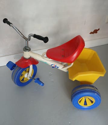 Gratis vrolijke driewieler