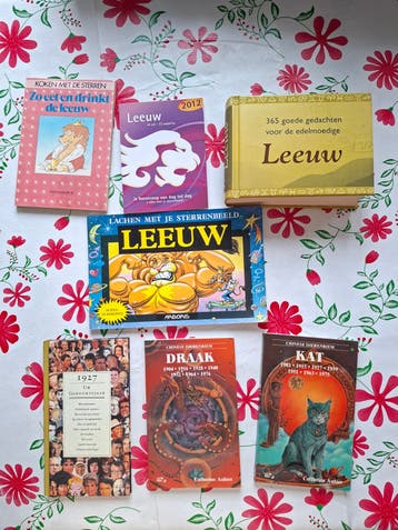 Boeken over astrologie en sterrenbeelden (Leeuw, Draak, Kat)