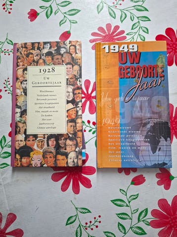 Uw Geboortejaar Boeken: 1928 & 1949 - Nostalgische Terugblik