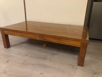 Houten salontafel - Gebruikt