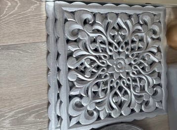 Decoratief Wandpaneel - Zilverkleurig