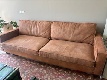 Comfortabele Leren Bank