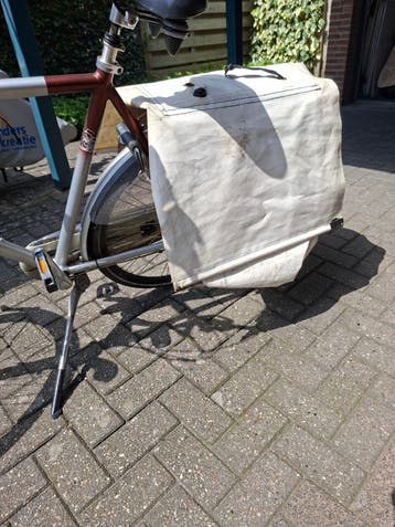 Grote fietstas voor folderbezorging - Gebruikt