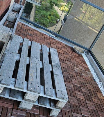 3 Pallets met gratis kussen (1 pallet grootte)