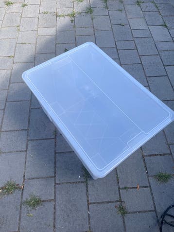 IKEA SAMLA opbergbox met deksel - 130L