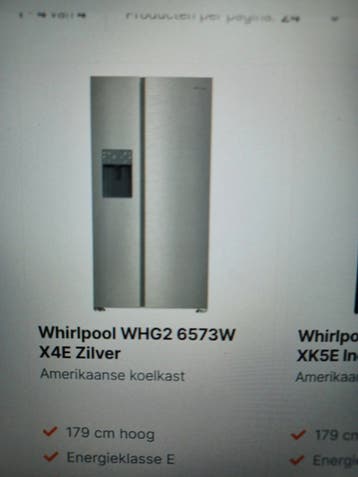 Gratis whirlpool  Amerikaanse koelkast Gratis