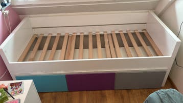 Gratis af te halen - mooi stevig bed Bopita met 3 lades