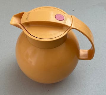 Gele thermoskan, gratis
