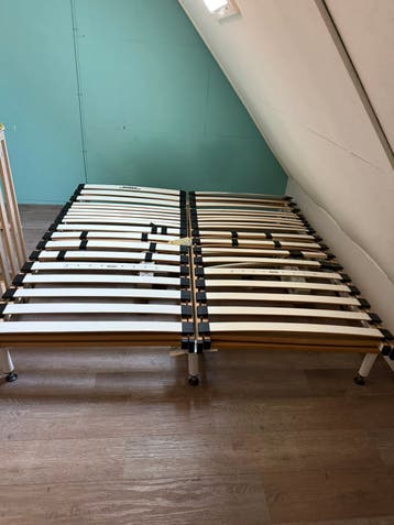2 x 1 persoons bed schakelbaar tot 1