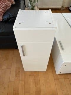 witte badkamer kasten ; gratis af te halen