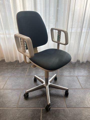 Comfortabele Bureaustoel - Blauw/Grijs