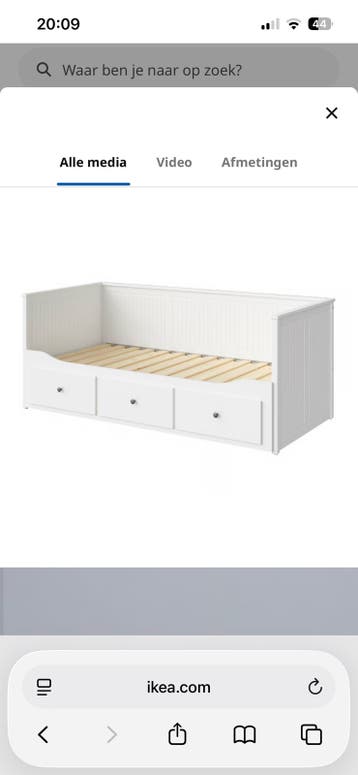 Hemnes bedbank