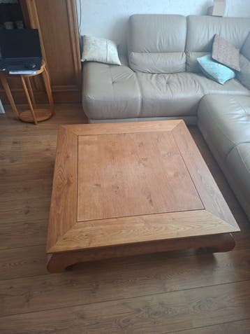 Prachtige opiumtafel / salontafel 105x105cm