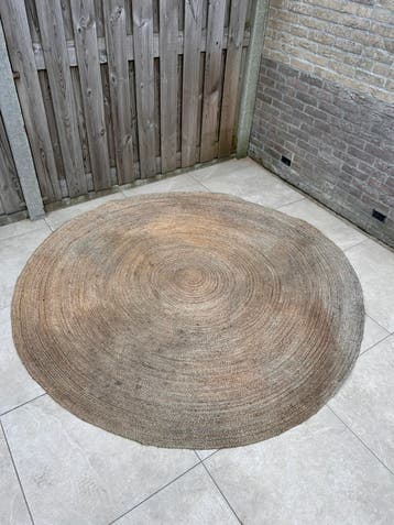 Kwantum buitenkleed Solis naturel jute Ø 100 cm