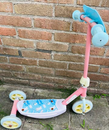 Roze peppa kinderstep met 3 wielen - Gebruikt