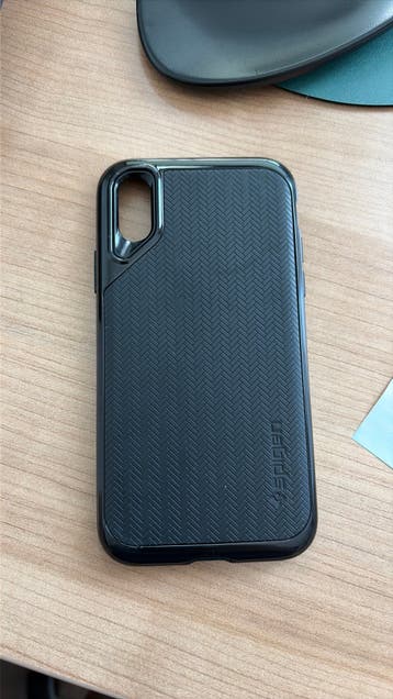 Spigen Back Cover voor iPhone X - Zwart