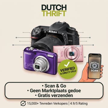 Camera(s) Verkopen? Direct Geld & Géén Marktplaats Gedoe!