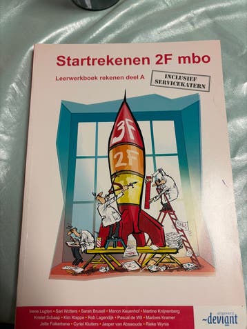 Startrekenen 2F mbo Leerwerkboek rekenen deel A