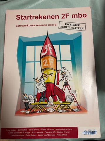 Startrekenen 2F mbo Leerwerkboek rekenen deel B