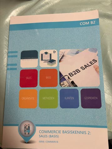 Commercie Basiskennis 2: Sales (Basis) - COM B2