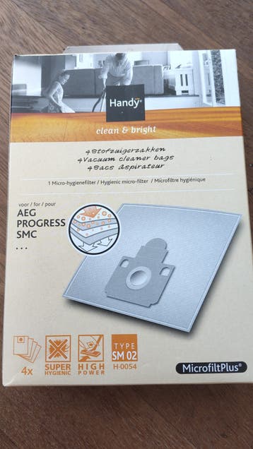 Stofzuigerzakken Handy sm02 voor o.a AEG