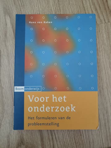 H. van Keken - Voor het onderzoek