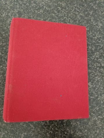 Rood insteek fotoalbum