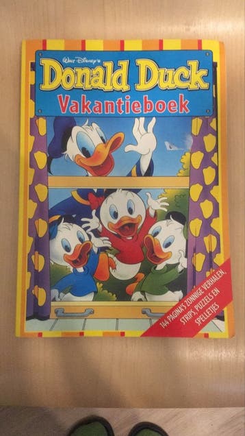 Donald Duck Vakantie Doeboek Woordzoeker ingevuld lees onder