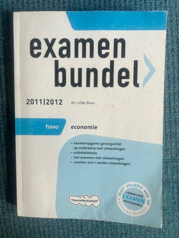 Examenbundel 2011|2012 havo economie