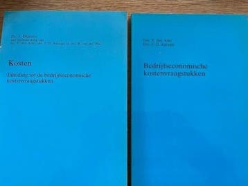 Gratis studieboeken Bedrijfseconomie / kostenvraagstukken