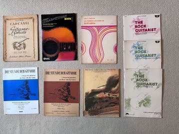 Boeken gitaarlessen klassiek en rock