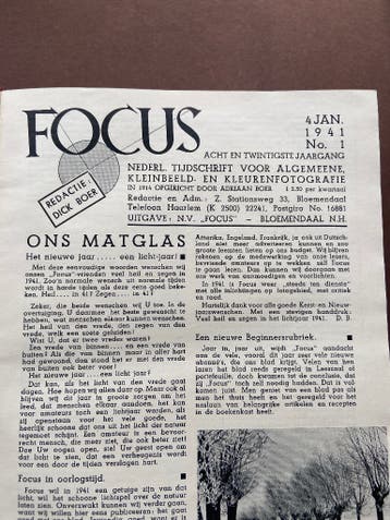 Jaargangen Focus Tijdschrift voor fotografie