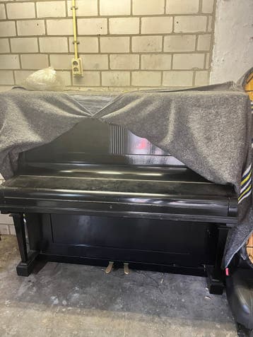 Zwart Hees & Co Piano - Gebruikt