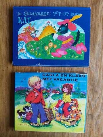 2x Pop-up: De Gelaarsde Kat & Carla en Klaas met Vakantie