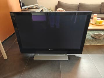 Pioneer tv - beeld heeft een blauwe gloed